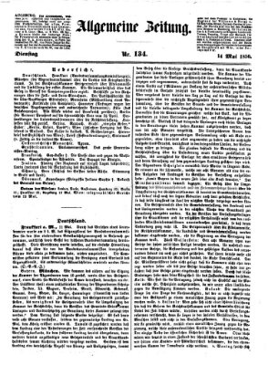 Allgemeine Zeitung Dienstag 14. Mai 1850