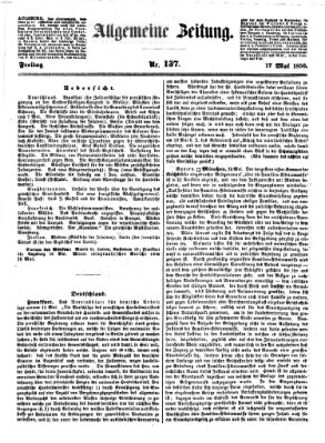 Allgemeine Zeitung Freitag 17. Mai 1850