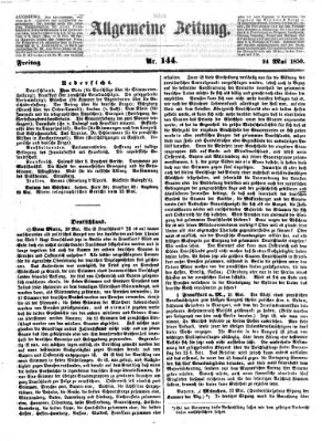 Allgemeine Zeitung Freitag 24. Mai 1850