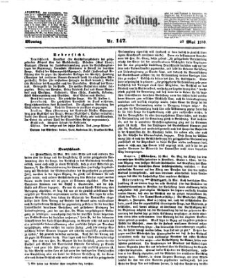 Allgemeine Zeitung Montag 27. Mai 1850