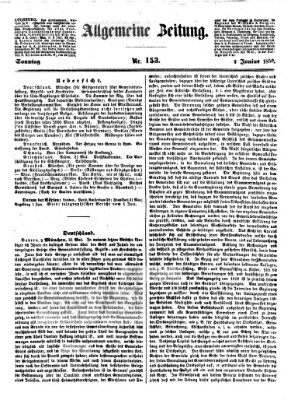 Allgemeine Zeitung Sonntag 2. Juni 1850