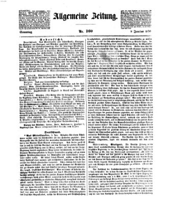 Allgemeine Zeitung Sonntag 9. Juni 1850