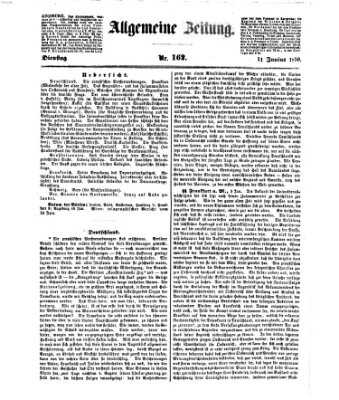 Allgemeine Zeitung Dienstag 11. Juni 1850