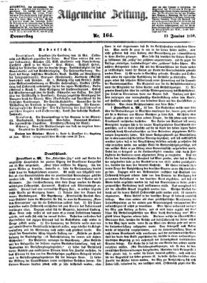 Allgemeine Zeitung Donnerstag 13. Juni 1850