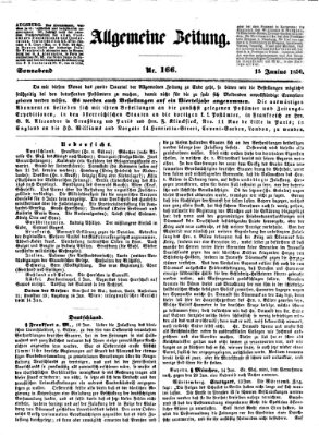 Allgemeine Zeitung Samstag 15. Juni 1850