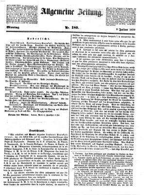 Allgemeine Zeitung Montag 8. Juli 1850