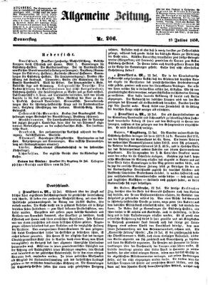 Allgemeine Zeitung Donnerstag 25. Juli 1850