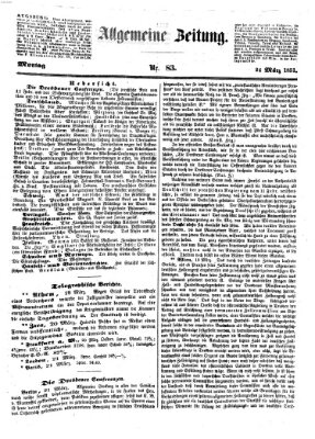 Allgemeine Zeitung Montag 24. März 1851