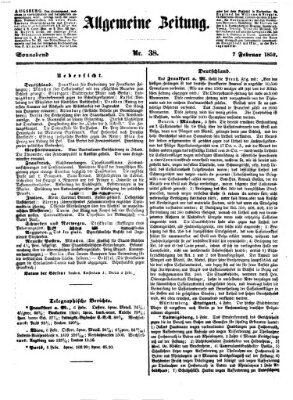 Allgemeine Zeitung Samstag 7. Februar 1852