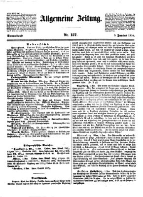 Allgemeine Zeitung Samstag 5. Juni 1852