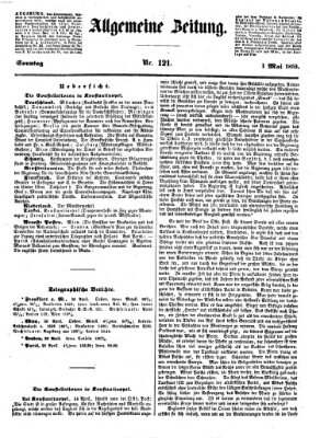 Allgemeine Zeitung Sonntag 1. Mai 1853