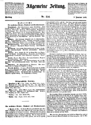 Allgemeine Zeitung Freitag 3. Juni 1853