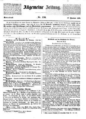 Allgemeine Zeitung Samstag 25. Juni 1853