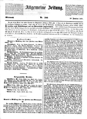 Allgemeine Zeitung Mittwoch 29. Juni 1853