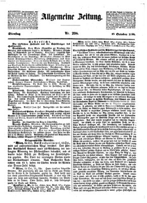 Allgemeine Zeitung Dienstag 25. Oktober 1853