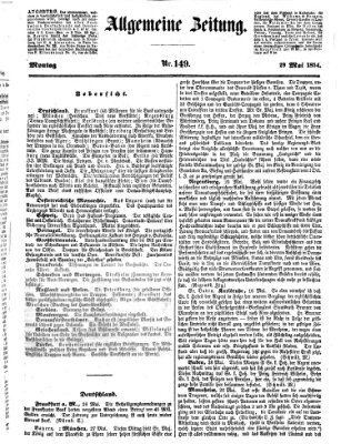 Allgemeine Zeitung Montag 29. Mai 1854