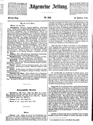 Allgemeine Zeitung Donnerstag 29. Juni 1854