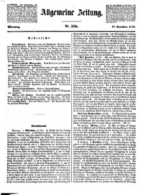 Allgemeine Zeitung Montag 23. Oktober 1854