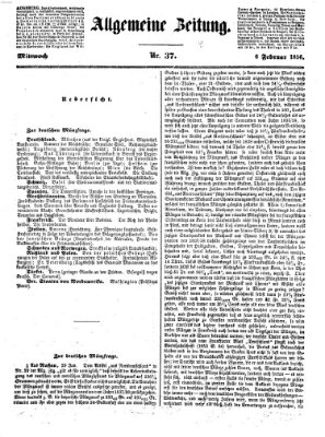 Allgemeine Zeitung Mittwoch 6. Februar 1856