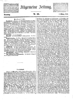 Allgemeine Zeitung Sonntag 9. März 1856