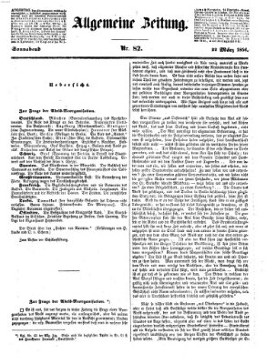 Allgemeine Zeitung Samstag 22. März 1856