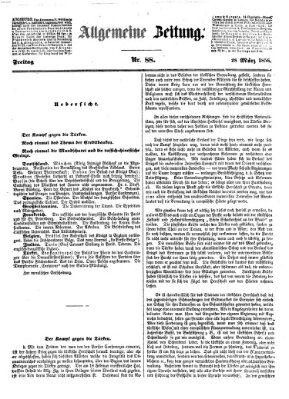 Allgemeine Zeitung Freitag 28. März 1856