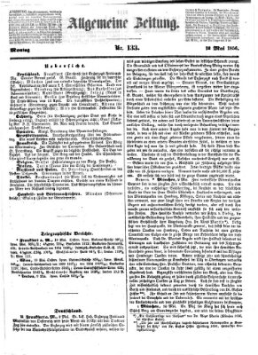 Allgemeine Zeitung Montag 12. Mai 1856