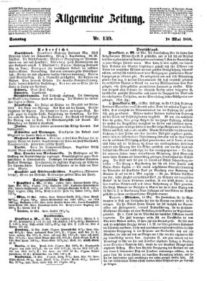 Allgemeine Zeitung Sonntag 18. Mai 1856