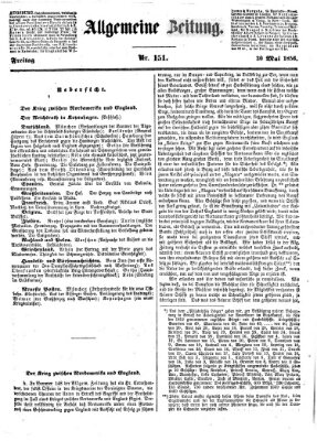 Allgemeine Zeitung Freitag 30. Mai 1856