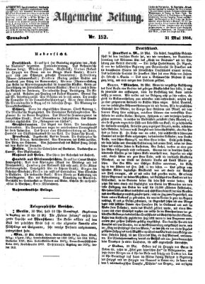 Allgemeine Zeitung Samstag 31. Mai 1856