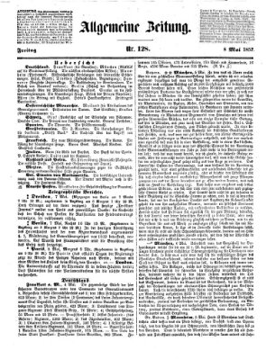 Allgemeine Zeitung Freitag 8. Mai 1857