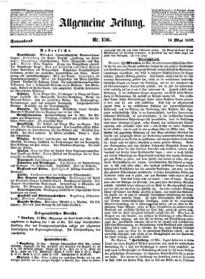 Allgemeine Zeitung Samstag 16. Mai 1857