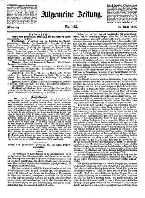 Allgemeine Zeitung Montag 25. Mai 1857