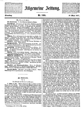 Allgemeine Zeitung Dienstag 26. Mai 1857