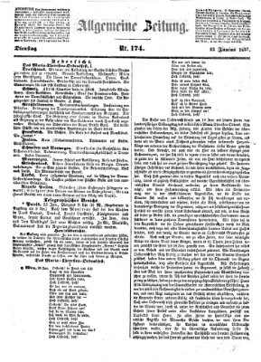 Allgemeine Zeitung Dienstag 23. Juni 1857