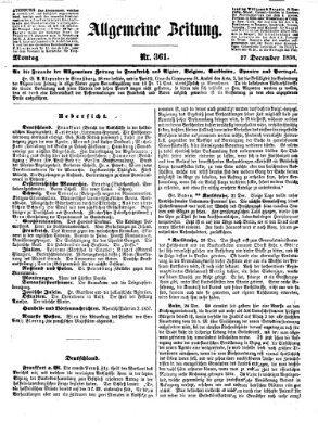 Allgemeine Zeitung Montag 27. Dezember 1858