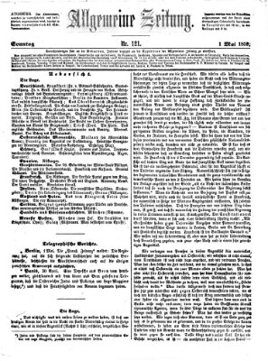 Allgemeine Zeitung Sonntag 1. Mai 1859