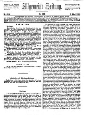 Allgemeine Zeitung Freitag 6. Mai 1859