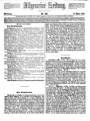 Allgemeine Zeitung Montag 23. Mai 1859