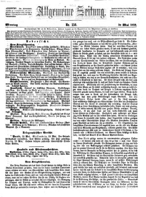 Allgemeine Zeitung Montag 30. Mai 1859