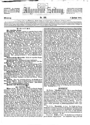 Allgemeine Zeitung Montag 1. Juli 1861