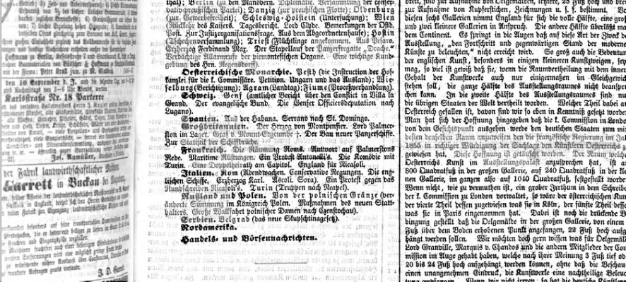 Allgemeine Zeitung Sonntag 8. September 1861