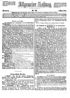 Allgemeine Zeitung Sonntag 4. Mai 1862