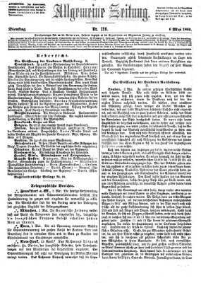 Allgemeine Zeitung Dienstag 6. Mai 1862