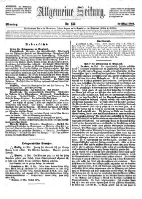 Allgemeine Zeitung Montag 12. Mai 1862