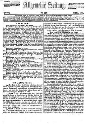 Allgemeine Zeitung Freitag 16. Mai 1862