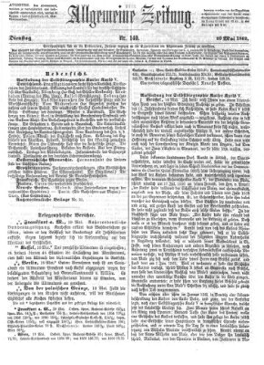 Allgemeine Zeitung Dienstag 20. Mai 1862