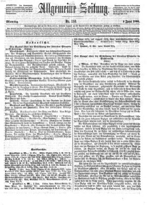 Allgemeine Zeitung Montag 2. Juni 1862