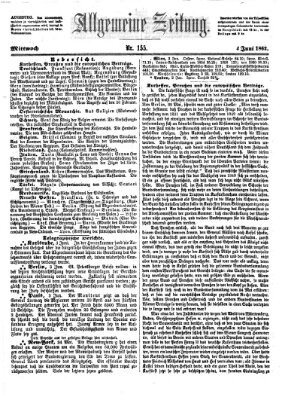 Allgemeine Zeitung Mittwoch 4. Juni 1862