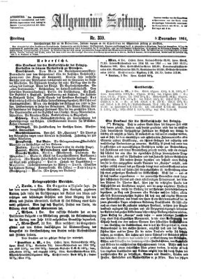 Allgemeine Zeitung Freitag 5. Dezember 1862